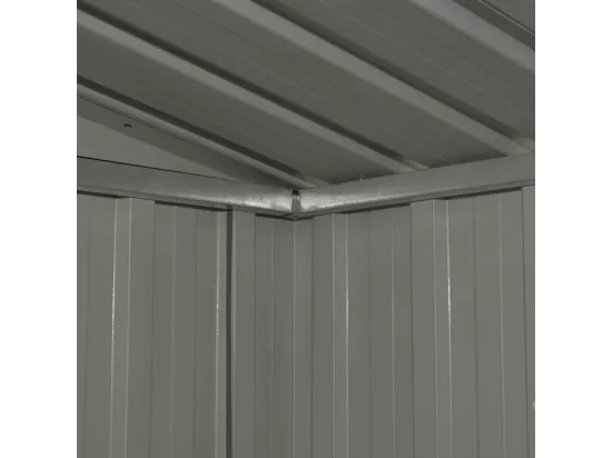 Abri de stockage pour jardin Anthracite Acier 204x132x186