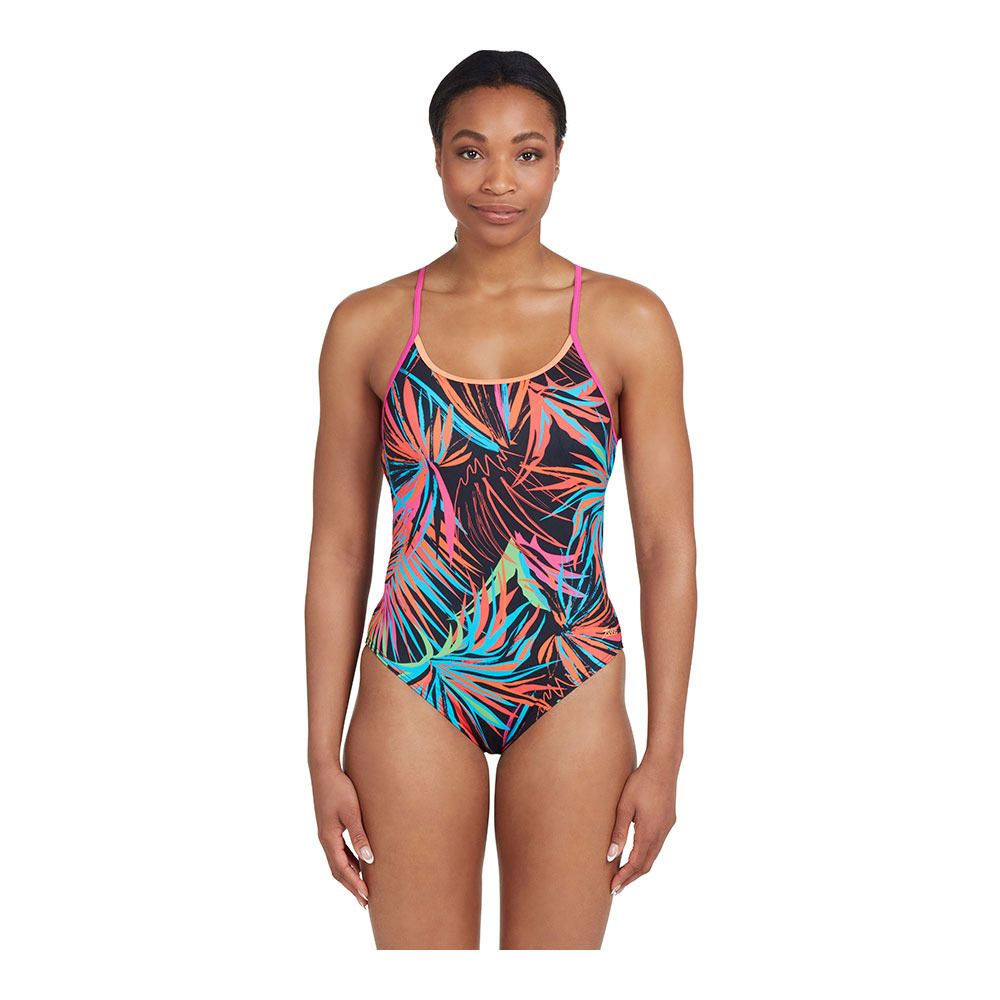 Zoggs STARBACK - Maillot de bain 1 pièce Femme maya print