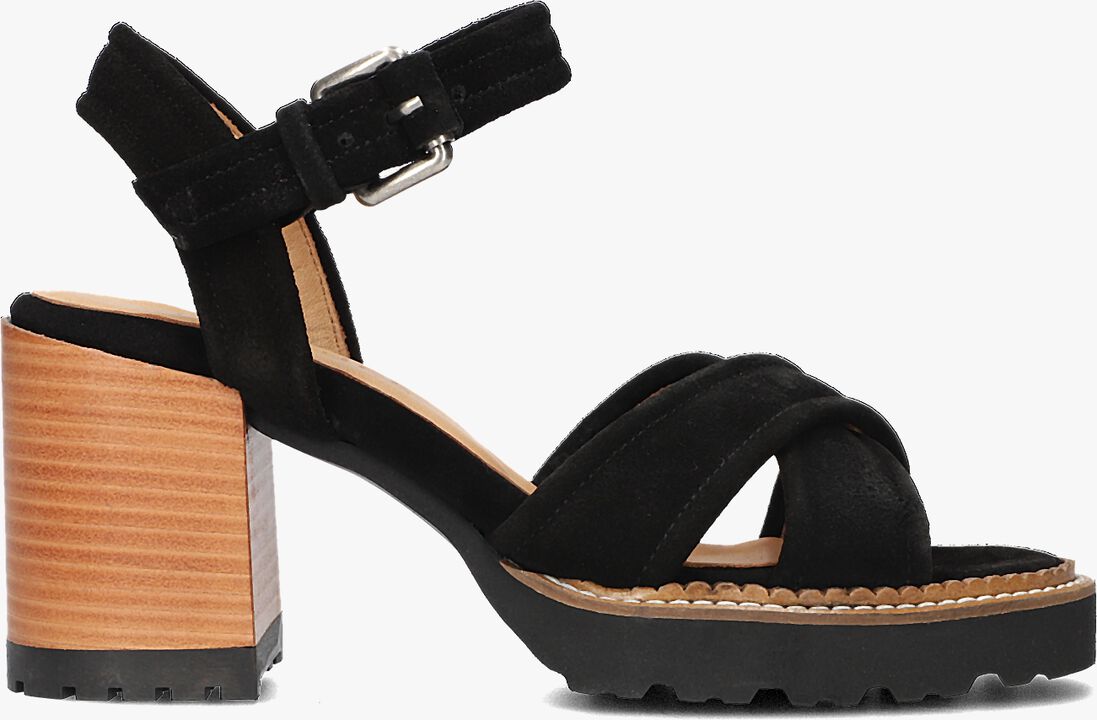 SHABBIES zwarte shabbies sandalen 163020155 shs1171