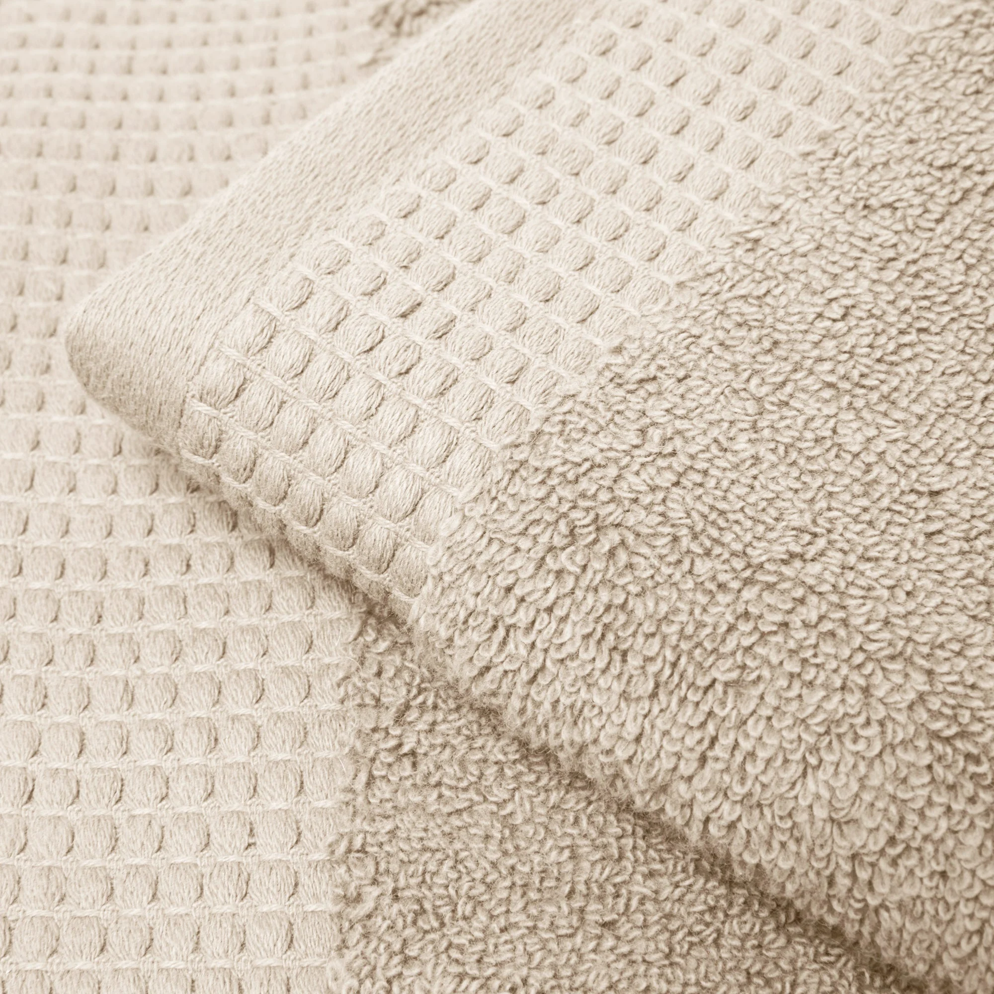 AKEMI - Serviette de toilette | Beige