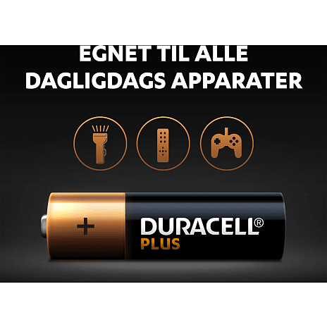 Duracell Plus AA batterier 16-pak