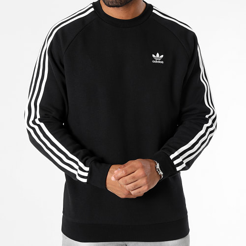 Sweat Crewneck 3 Stripes IA4861 Noir