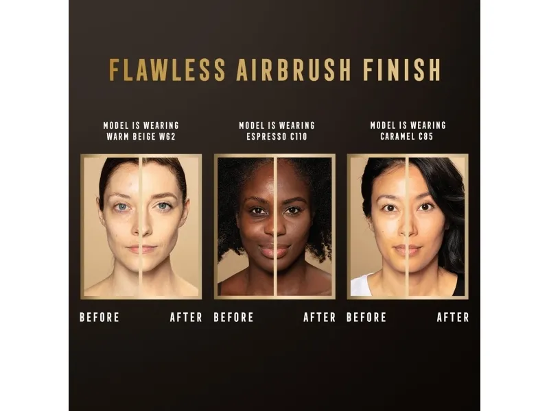 MAX FACTOR FACEFINITY All Day Flawless 3in1 Foundation No. C50 Natural Rose 30ml