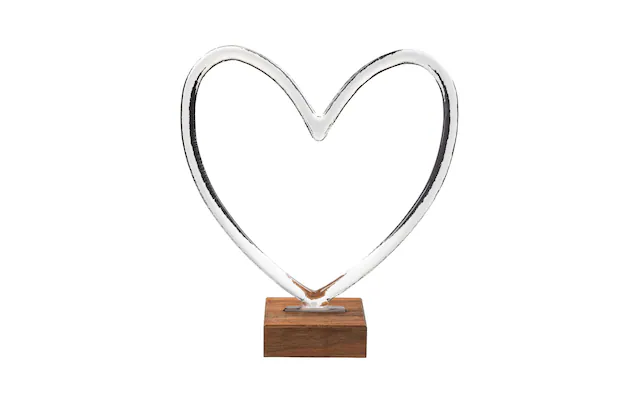 Glasi Hergiswil Dekofigur »Cuore Valentina 245 x 227 mm«