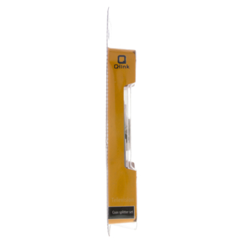 Q-Link coax splitter tv 2 male/female haaks