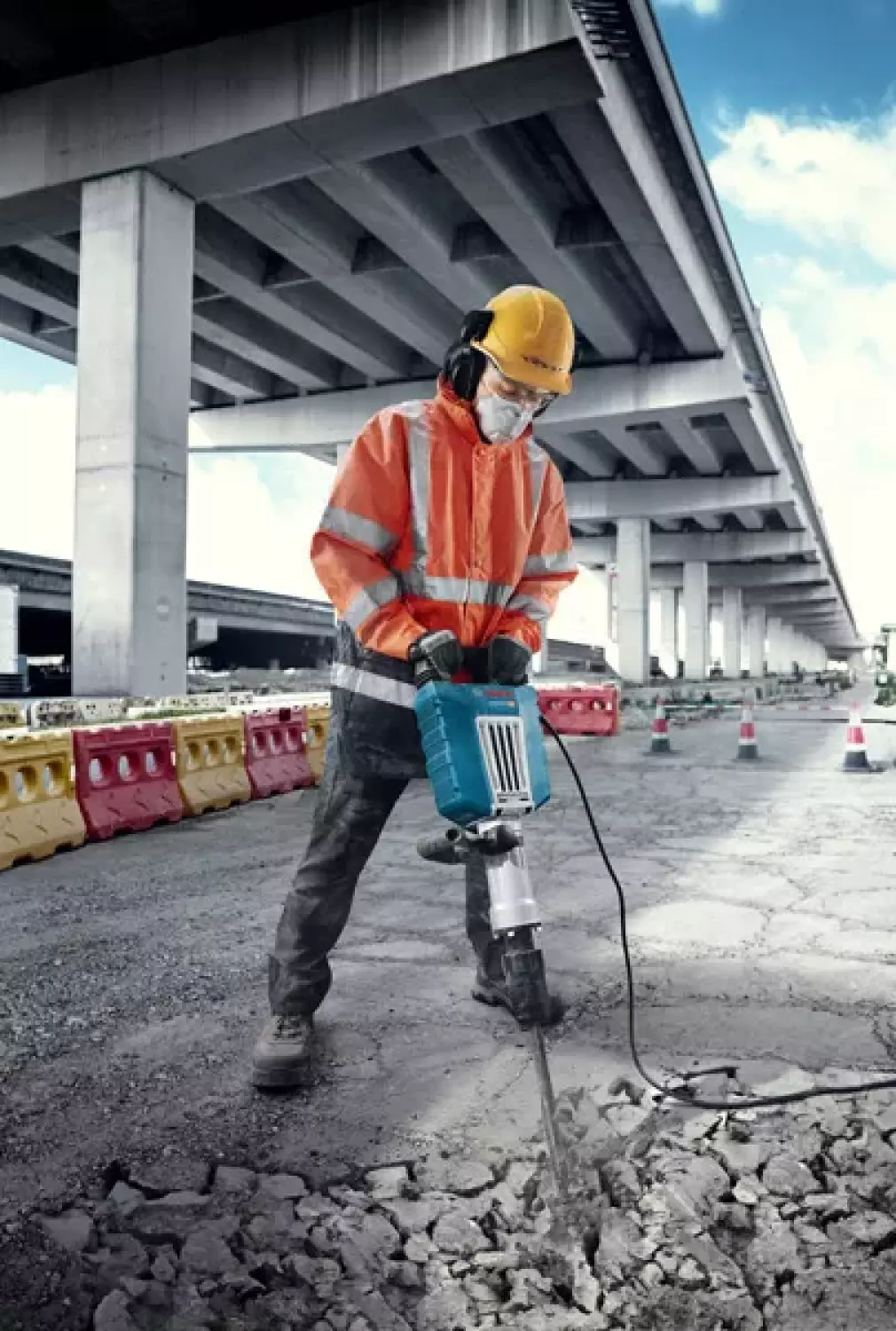 Bosch GSH 14 C HEX 22 Breekhamer in koffer