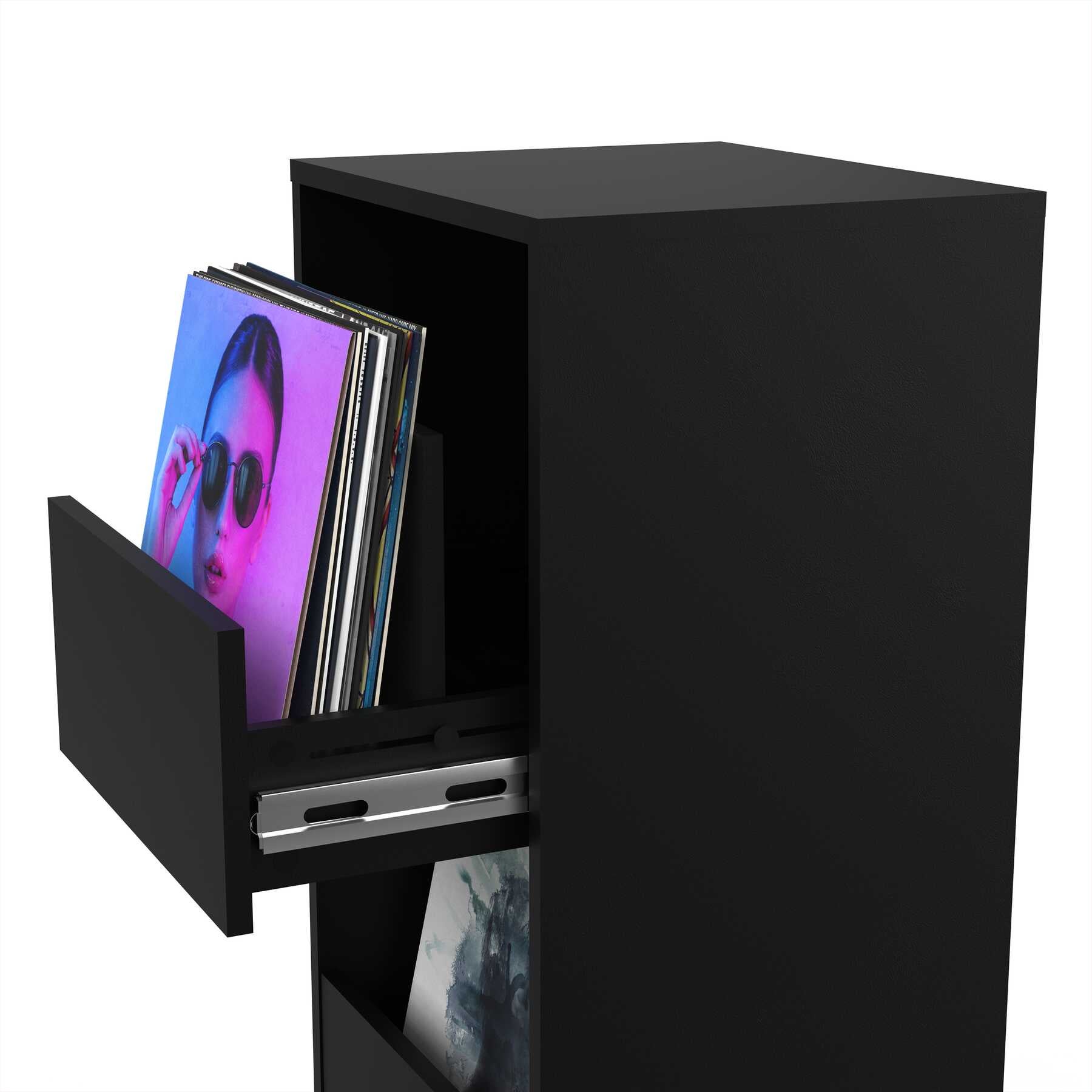Glorious Vinyl Vault Black platenkast