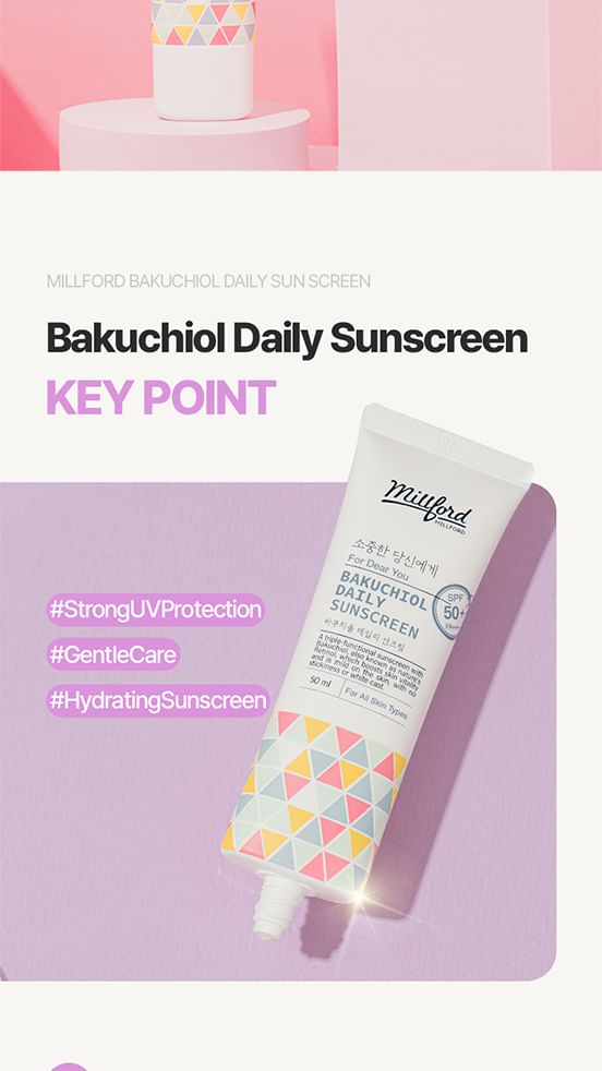 Millford - Bakuchiol Dagelijkse Zonnebrandcrème