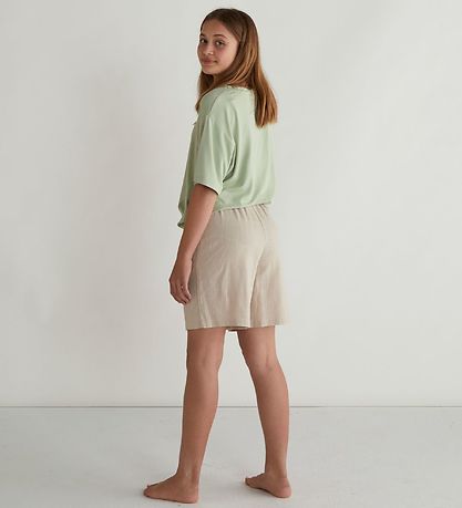 Grønt Shorts - Tanja - Sand