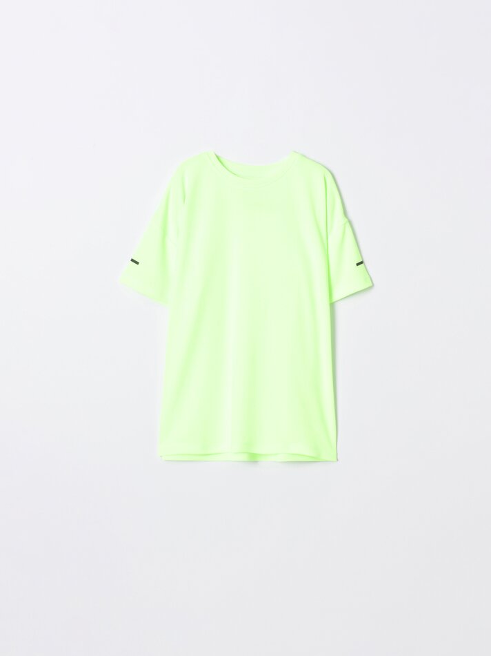 Camiseta esportiva - Amarelo fluorescente