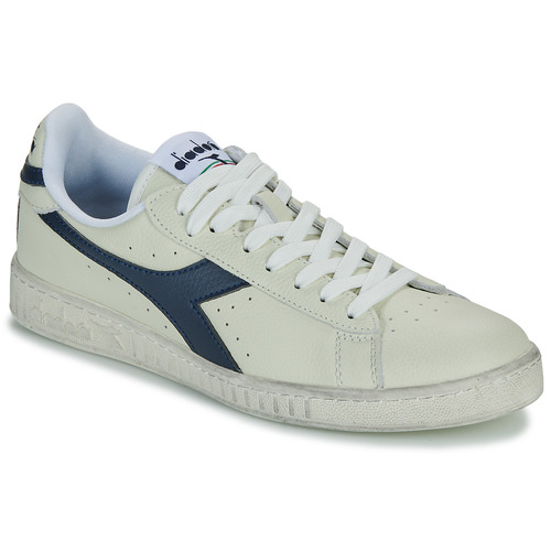 Diadora - GAME L LOW WAXED - Blanc / Bleu