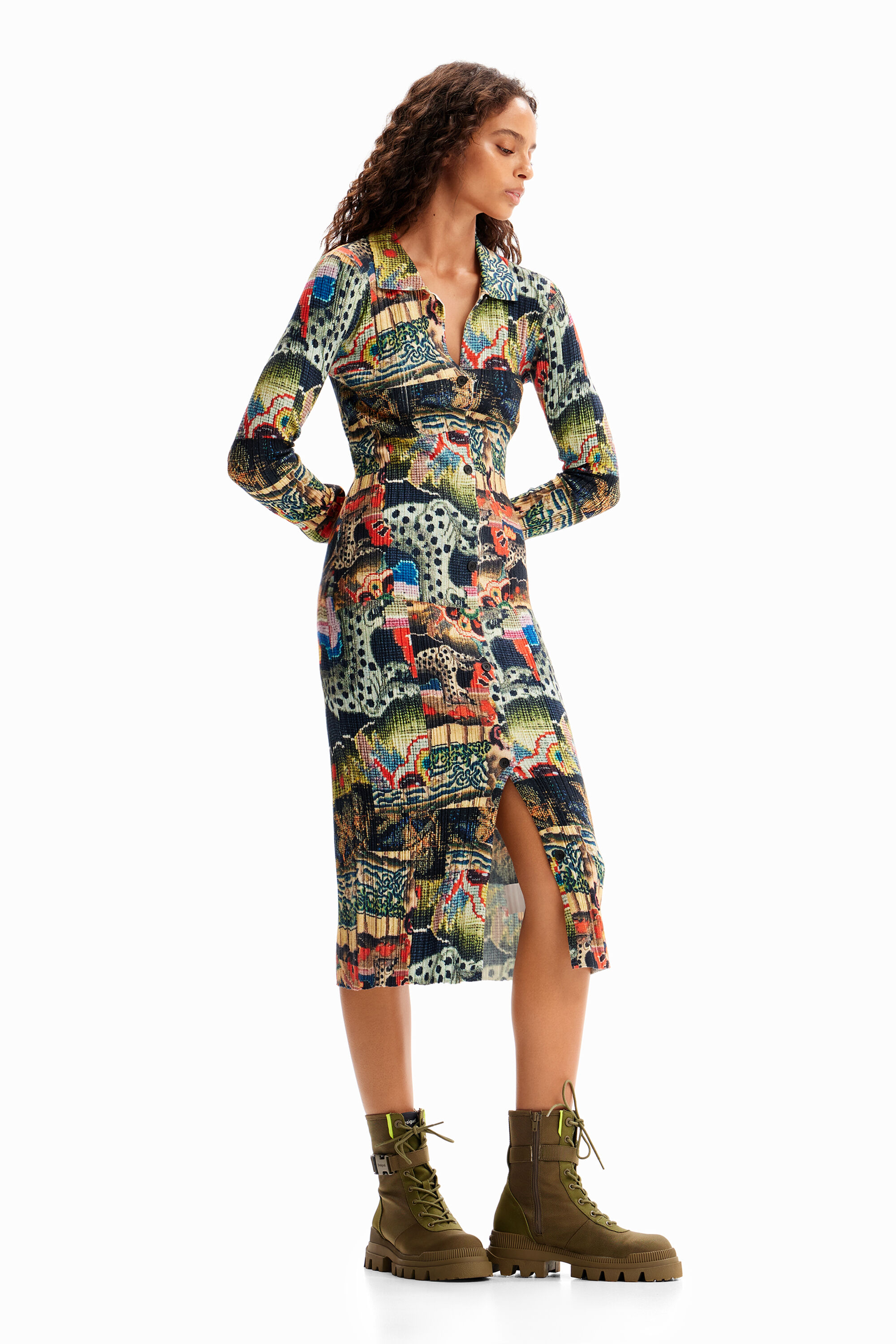 Robe midi tapisserie M. Christian Lacroix
