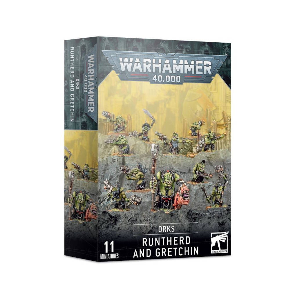 Warhammer 40K : Orks - Runtherd and Gretchin