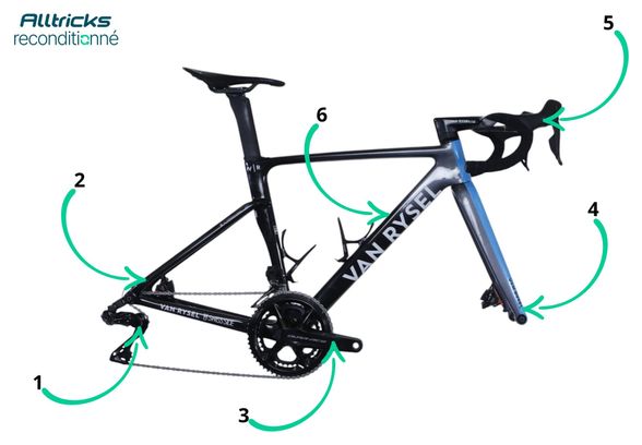 Van Rysel RCR Pro Shimano Dura Ace Di2 12v Team Décathlon AG2R La Mondiale 'Killian Verschuren' #1 2024 - Vélo Team Pro