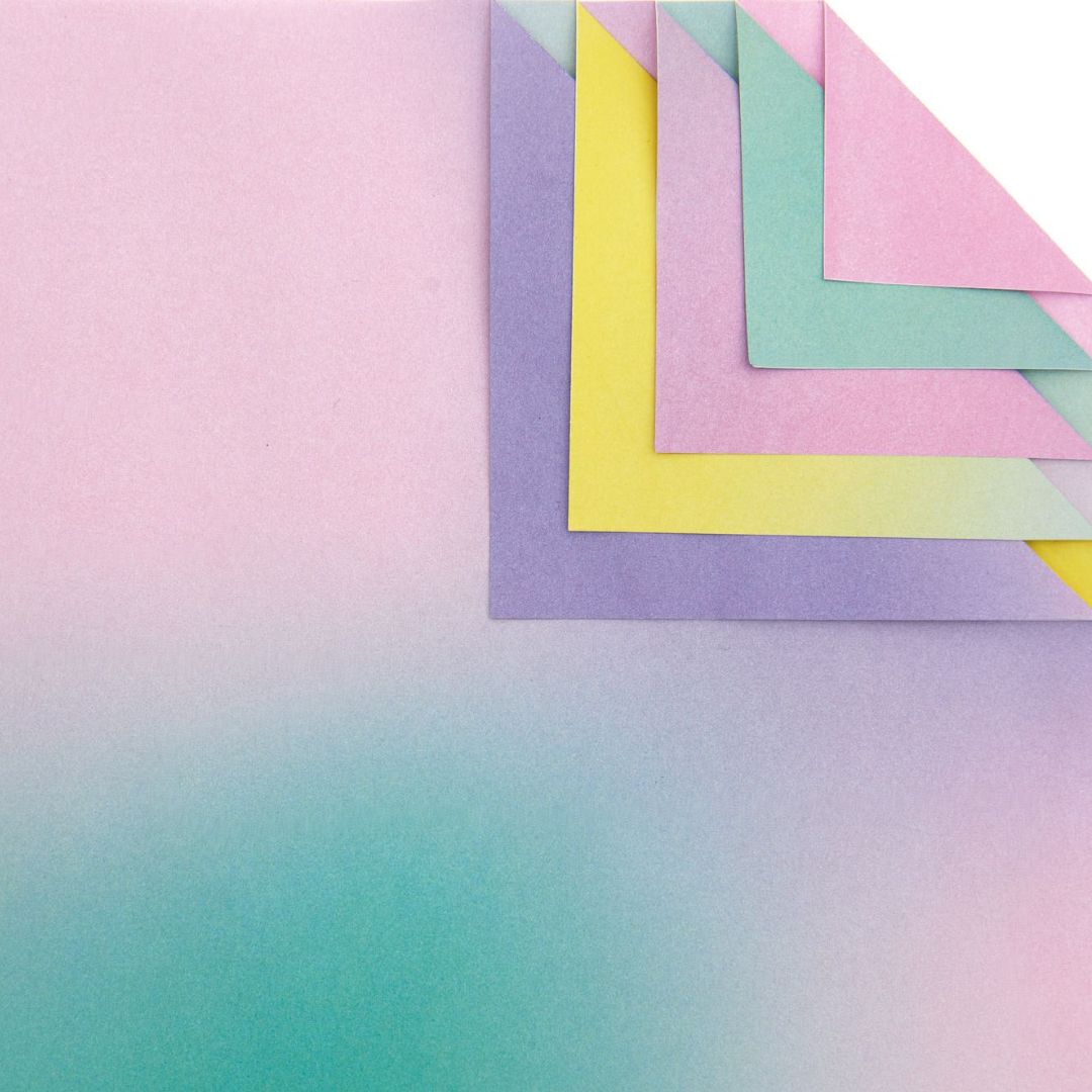 Vouwpapier origami blurry gradient - 100st