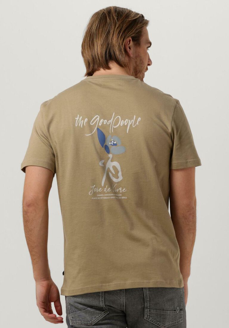 THE GOODPEOPLE groene the goodpeople t-shirt tex