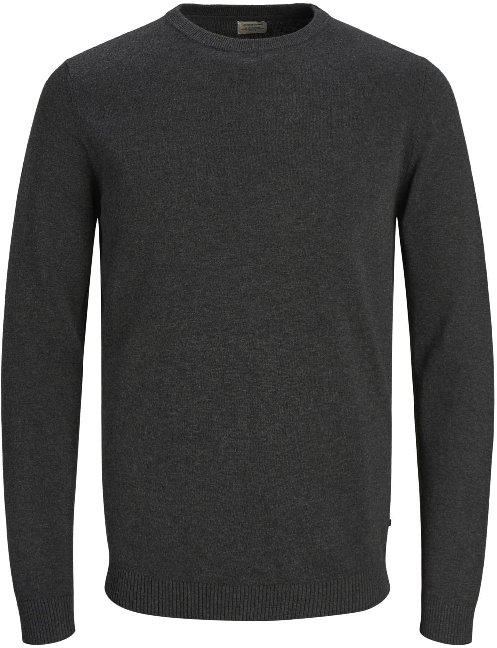 Jack & Jones Rundhalspullover »JJEBASIC mit Rundhals, ideal für Job und Freizeit«, unifarben, modisch, slim fit, Baumwolle, Rundhals