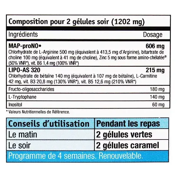 Cinta abdominal NHCO Myactide Rx para secagem e tonificação, 112 cápsulas