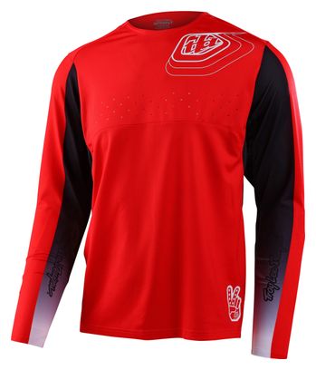 Maillot Manches Longues Troy Lee Designs Sprint Richter Race Rouge