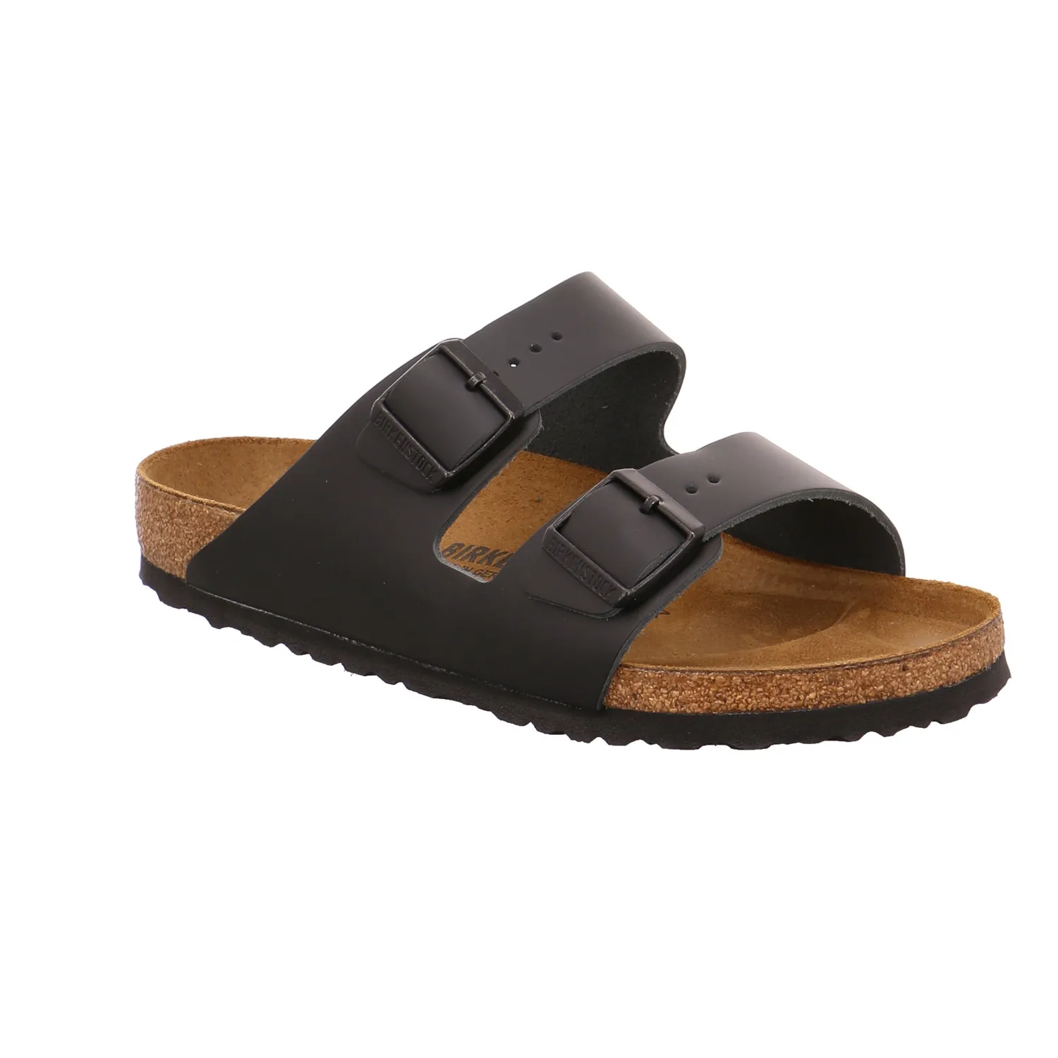 BIRKENSTOCK Bio-Mûles Schwarz Lederimitat