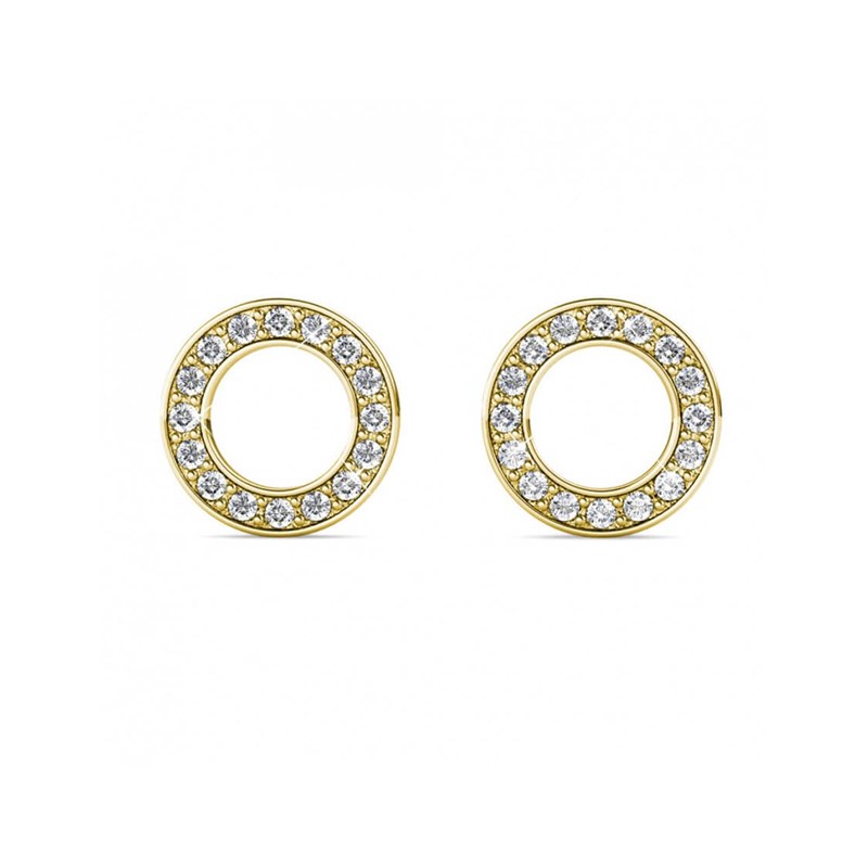 Boucles d'oreilles Ophir - Doré et Cristal