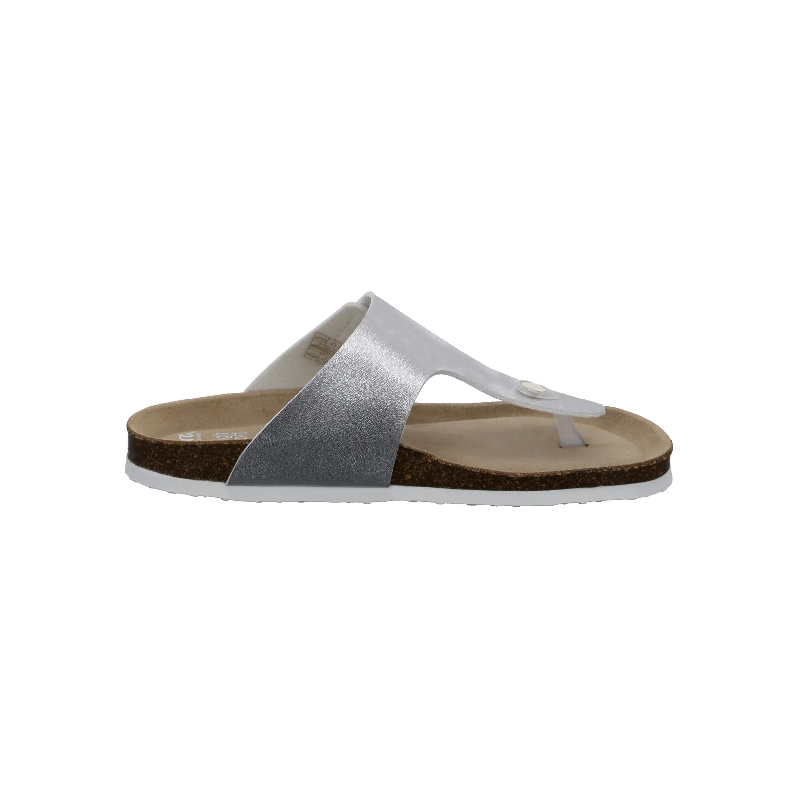 Pantolette Maui silber