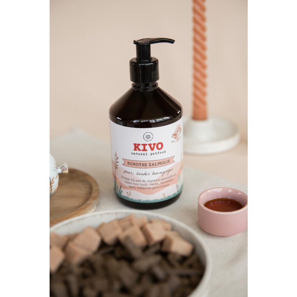 Kivo Schotse Zalmolie 500 ml