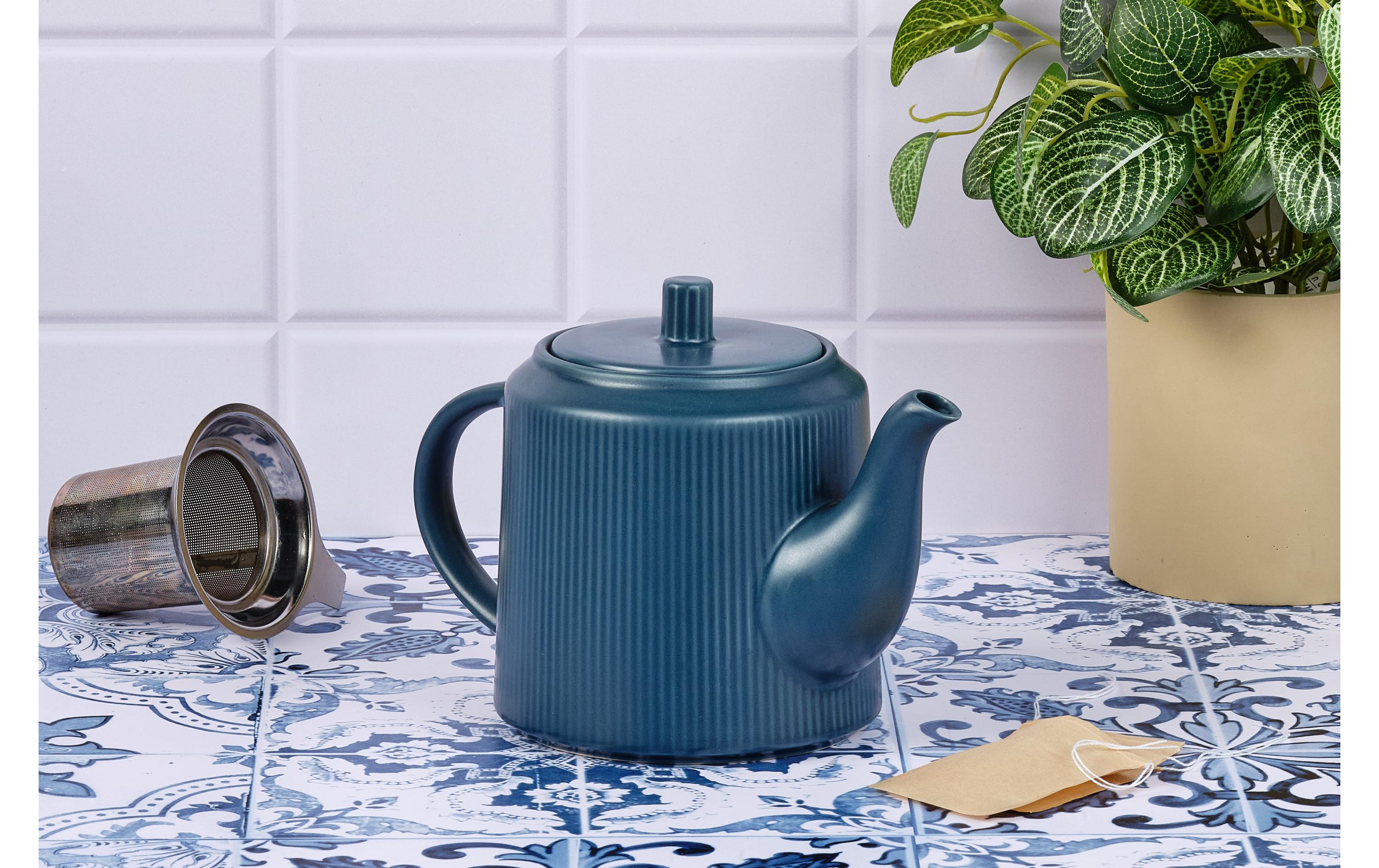 Teekanne Scandi, 1.3 l, MarineblauTeekrug und Servierkanne