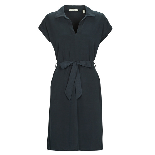 Esprit - FAKE CUPRO DRSS - Noir
