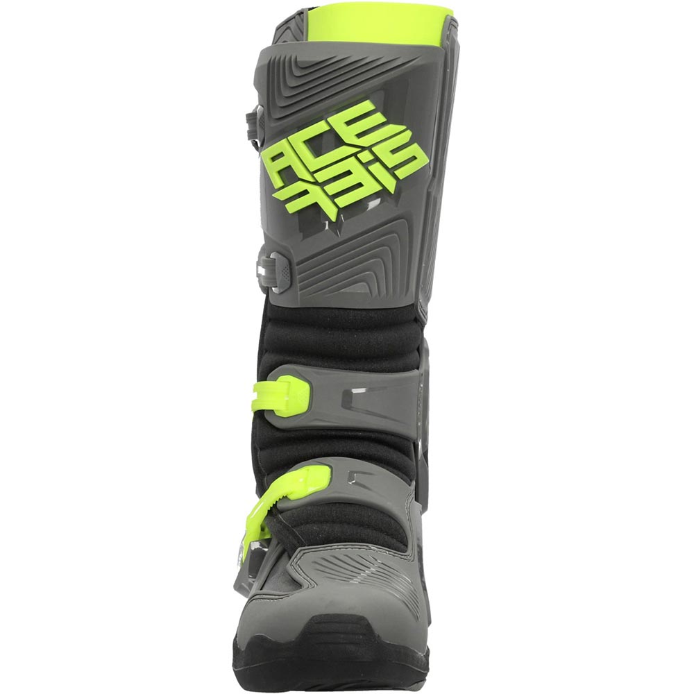 Acerbis - Bottes Whoops Gris / Jaune fluo