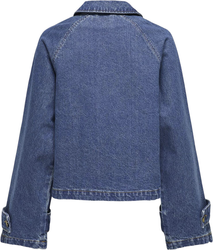 ONLY ONLAPRIL SHORT DNM TRENCH AKM Blå