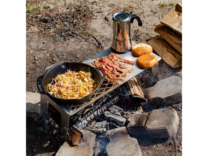Fennek Grill Feuerstelle 4FIRE Mobiler, demontierbarer Grillrost