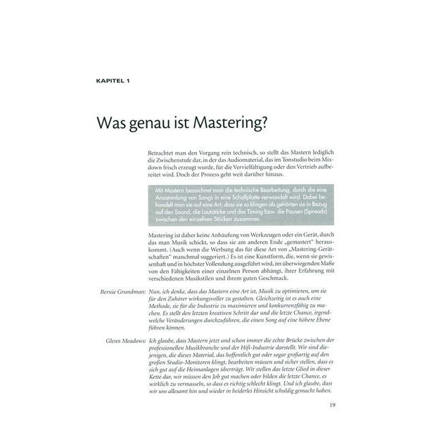 GC Carstensen Verlag Mastern wie die Profis