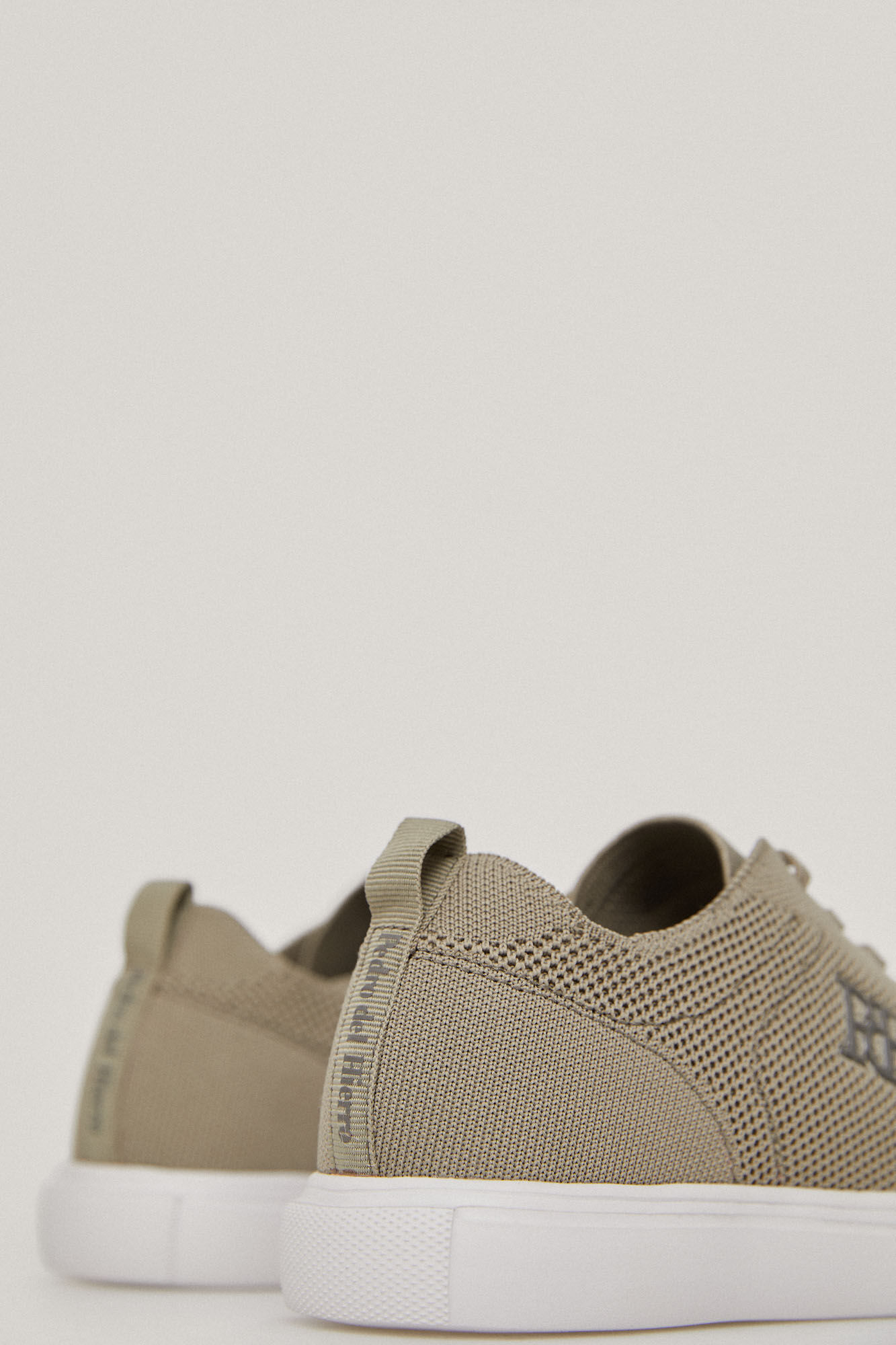 Zapatilla têxtil cordones - Verde