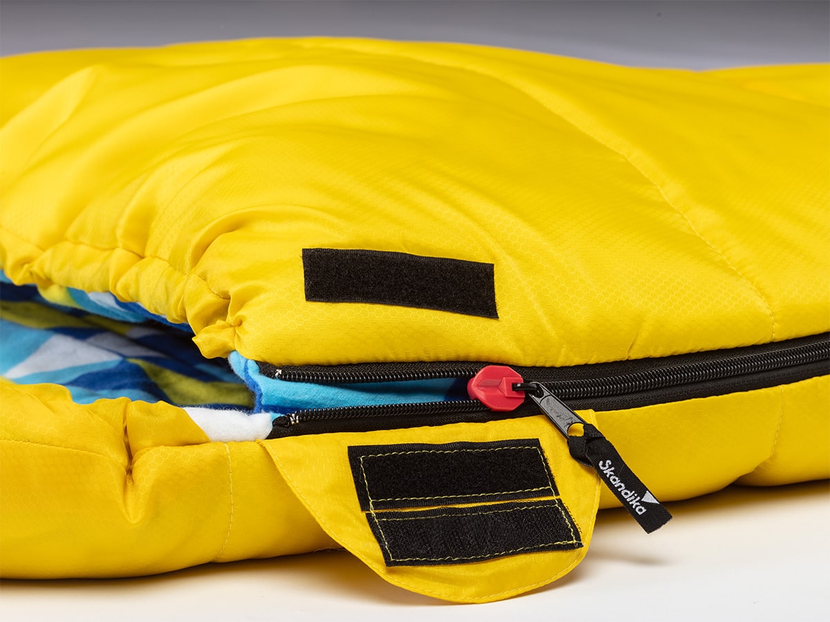 Skandika Dundee Sleepyhead L slaapzak met kussen - Yellow