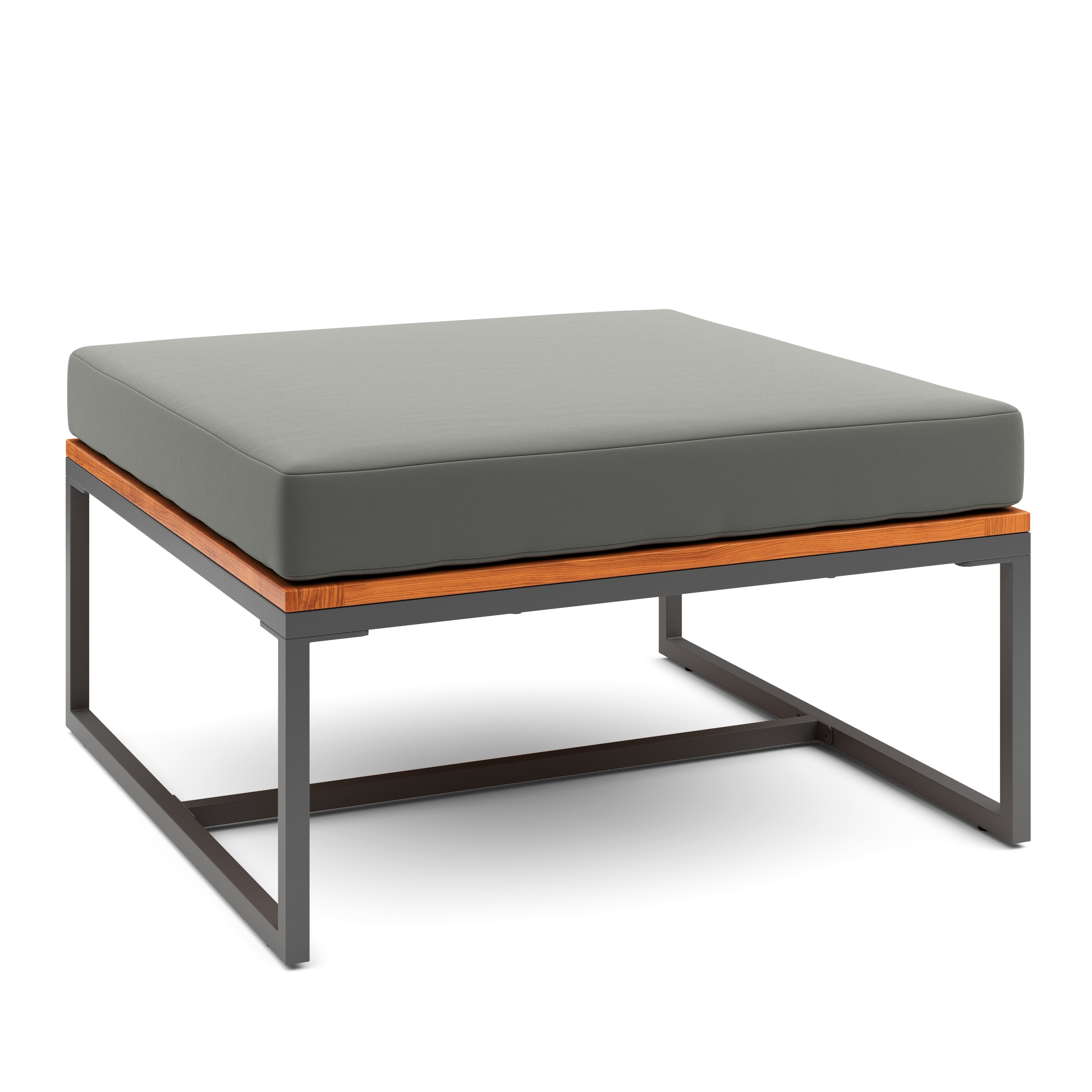 Lounge Holz MAVIS schwarz/natur/anthrazit