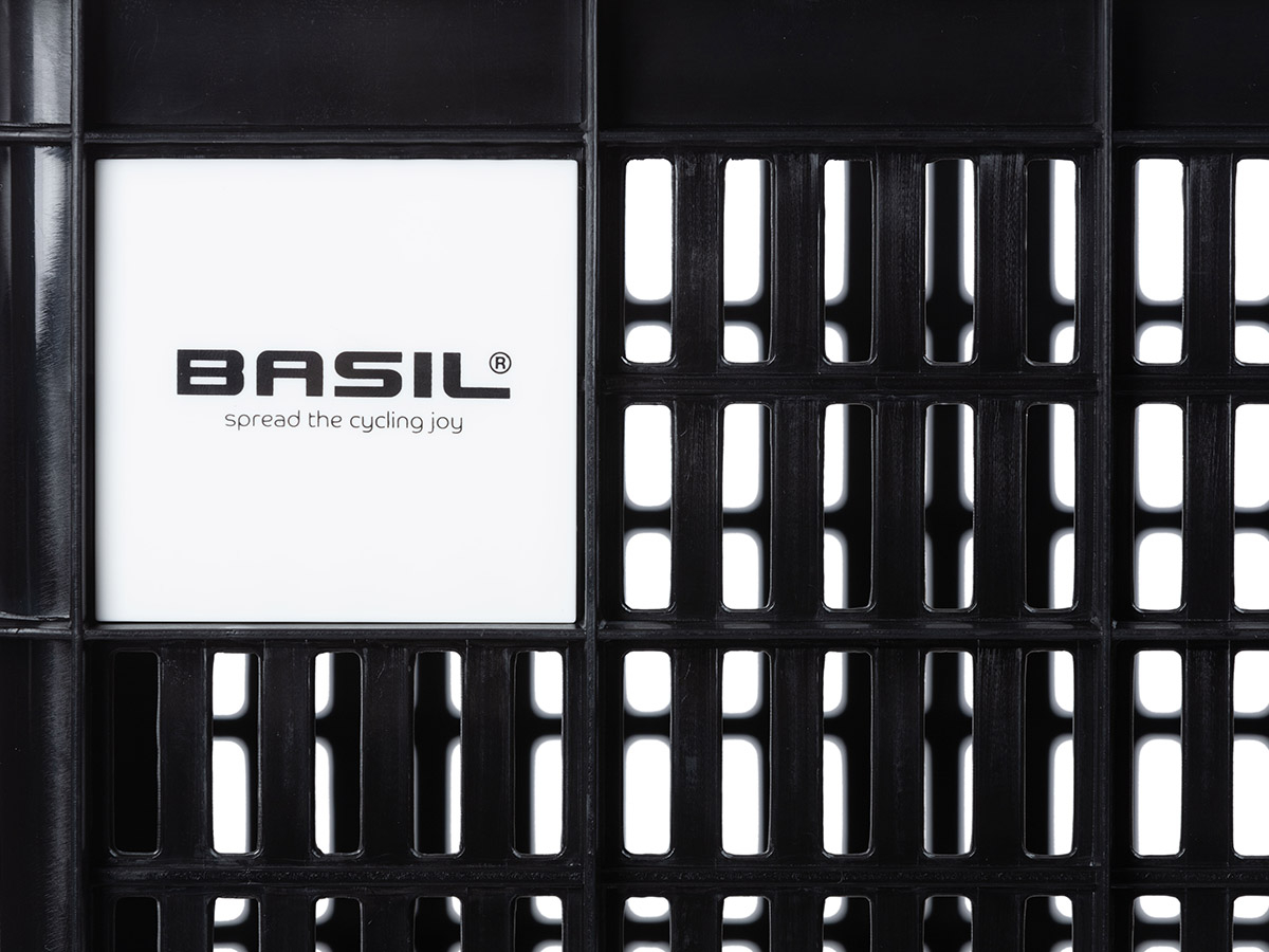 Basil S fietskrat - Black