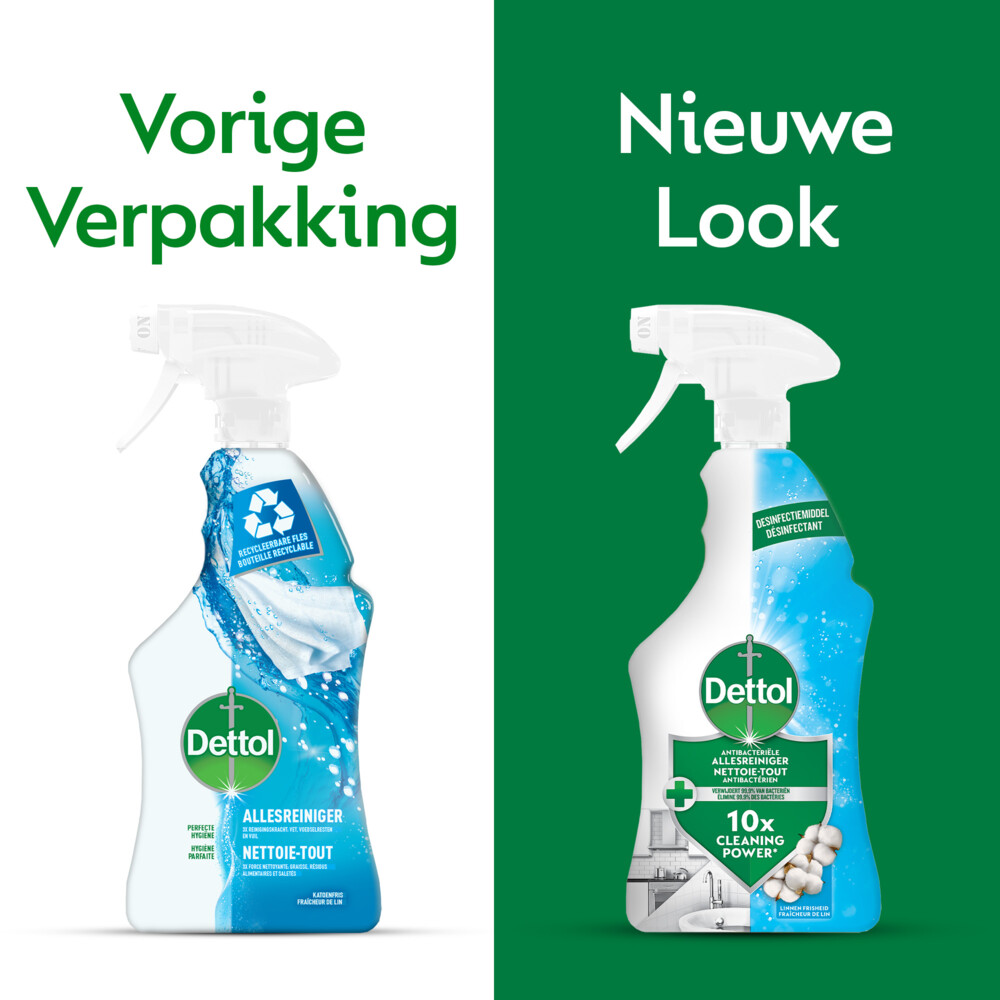 Dettol Antibacteriële AllesreinigerSpray Linnen Frisheid750 ml