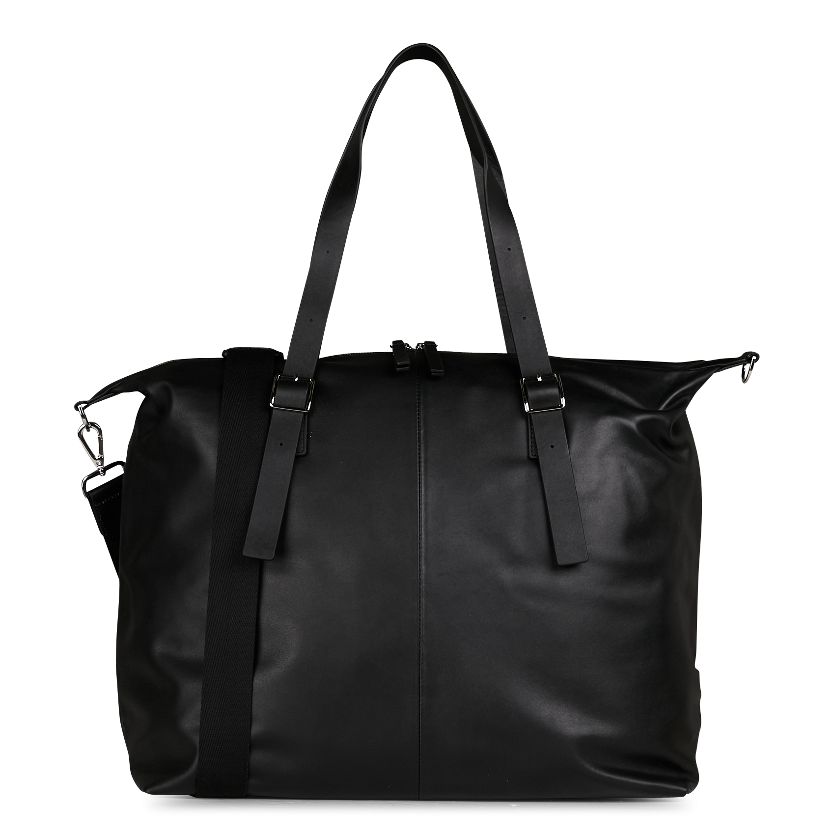 Sac week-end en cuir | Noir