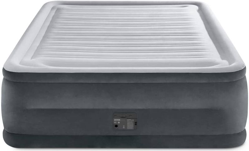 Intex Queen Comfort-Plush High Rise Luchtbed met ingebouwde pomp - 203x152x56 cm