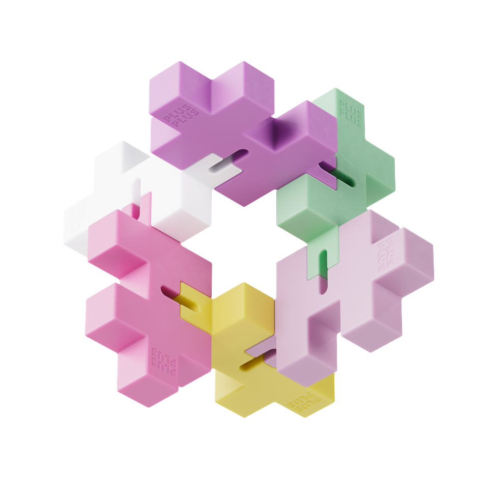 Plus-Plus - HEXEL Bubblegum