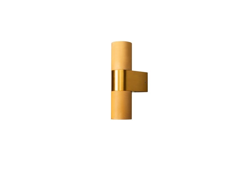 Konstsmide Wandleuchte Temi Up Down, 2 x GU10, 7W, Gold Aussenwandleuchte