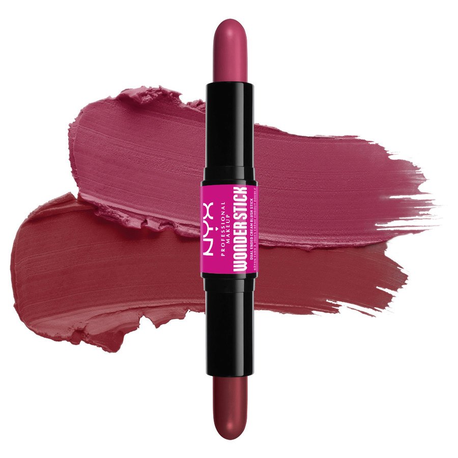 NYX Professional Makeup Wonder Stick Dual-Ended Cream Blush Stick 04 Deep Magenta + Ginger 4g