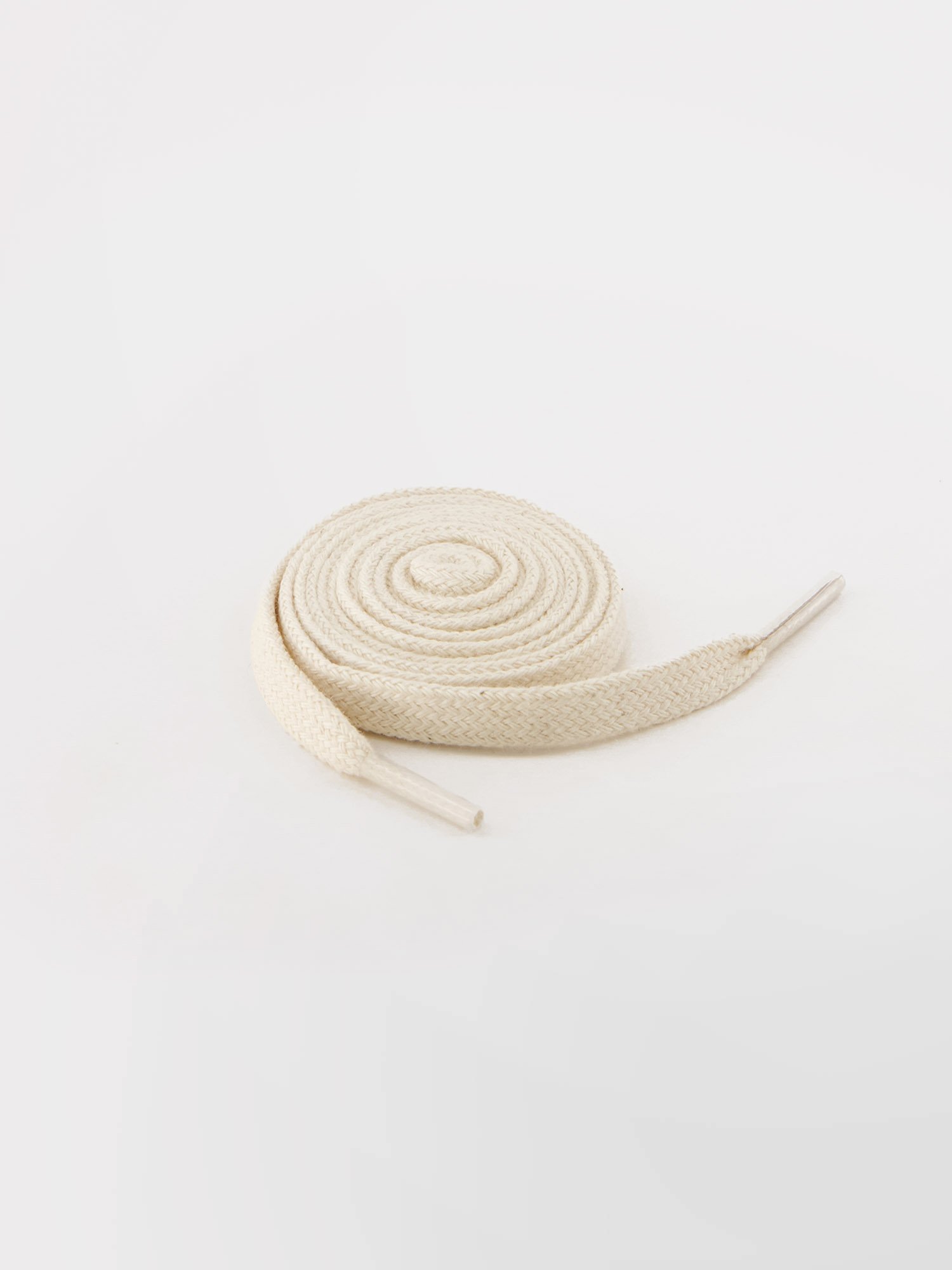 Lacets Plats Mixte s Coton Beige