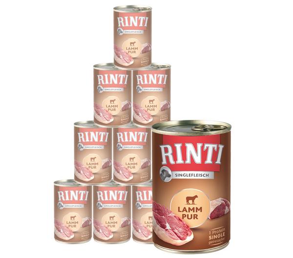 RINTI Nassfutter für Hunde Singlefleisch Pur,
