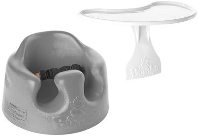 Bumbo Barnesete med Lekebord, Grå