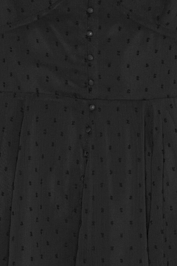 ROTATE Birger Christensen LONG SLEEVE MINI DRESS Black