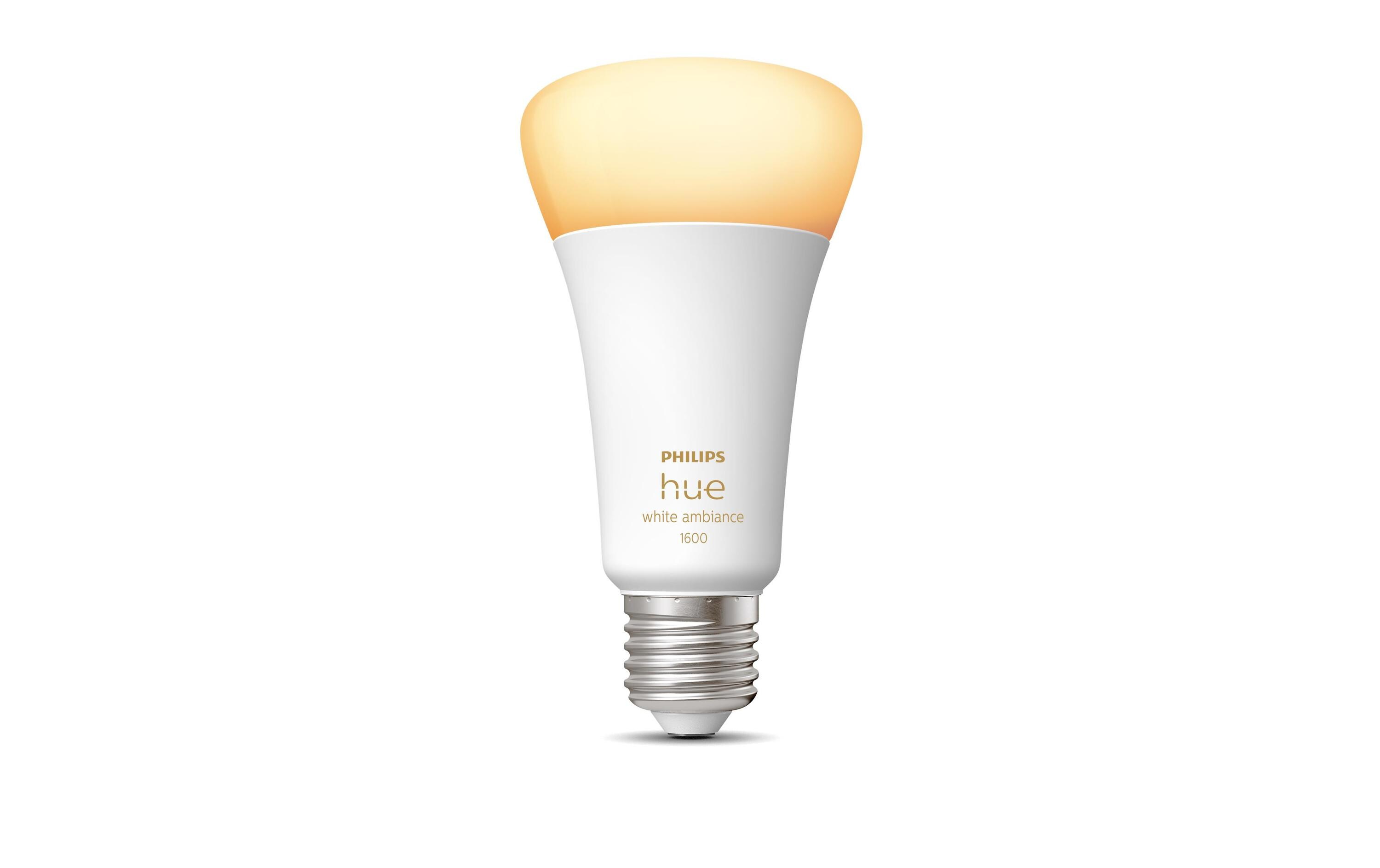 Leuchtmittel White Ambiance E27 Einzelpack 1600 lmPer Bluetooth steuerbares Hue E27-Leuchtmittel