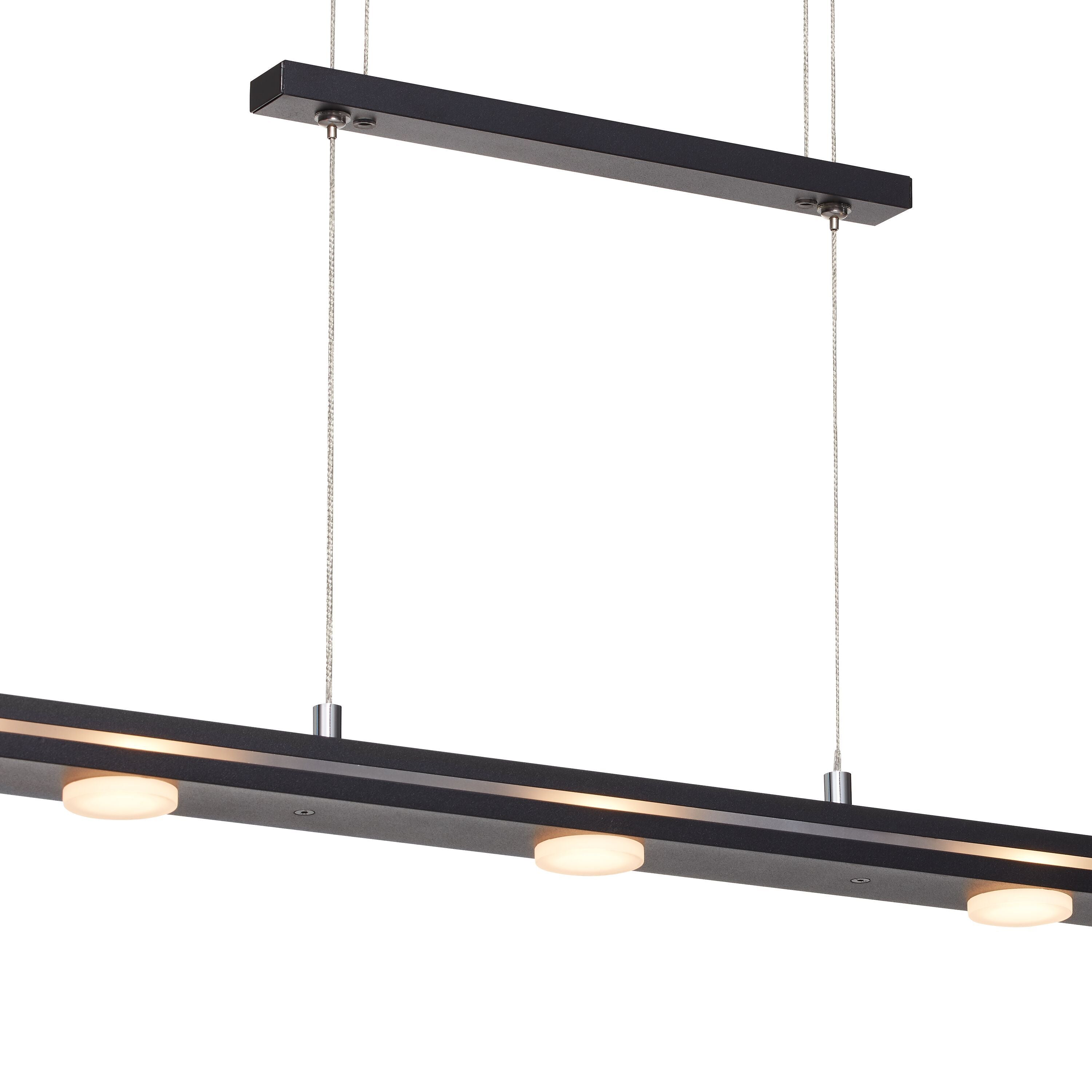 LACAL Hängeleuchte - Schwarz / B: 100.0 cm x T: 8.0 cm x H: 160.0 cm