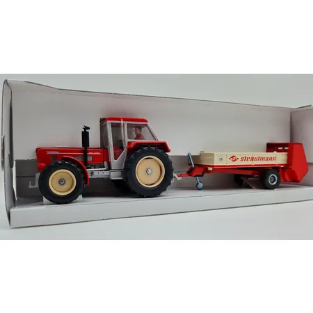 SIKU 7504 Schlüter Super 1250 V mit Dungstreuer, limitiertes Exclusivmodell, M 1:32